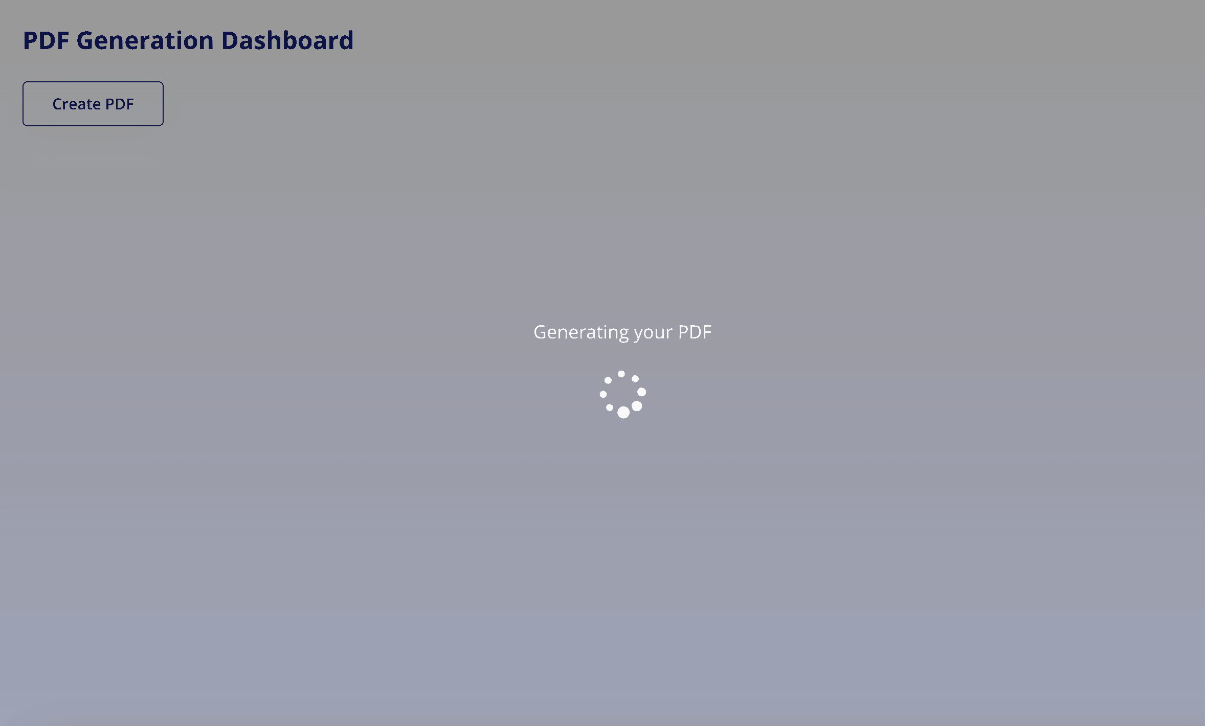 Adding a loading screen